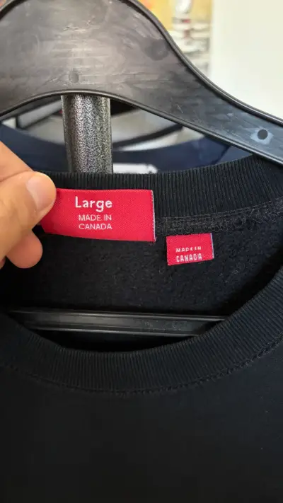 Polerón negro Supreme Box Logo - miniatura 3