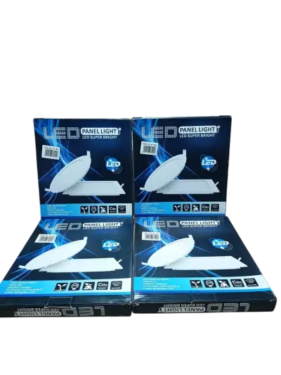 Pack 4 Panel Led Embutido Redondo 18w Luz Fria - miniatura 1