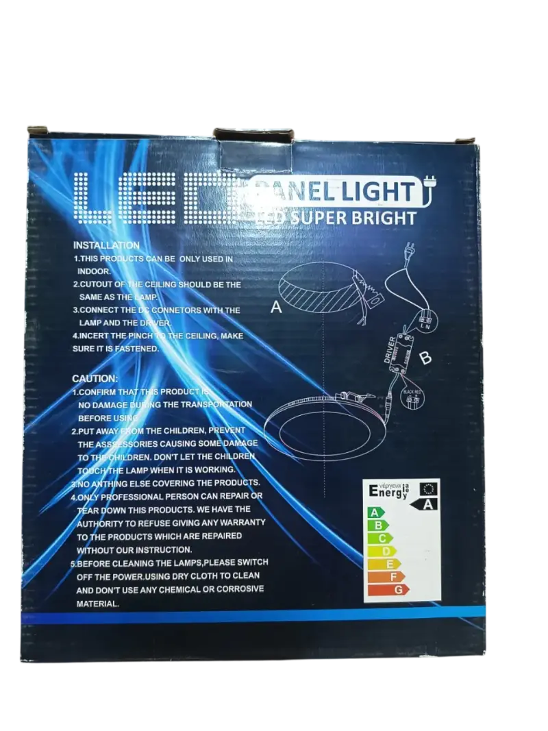 Pack 4 Panel Led Embutido Redondo 18w Luz Fria - 2