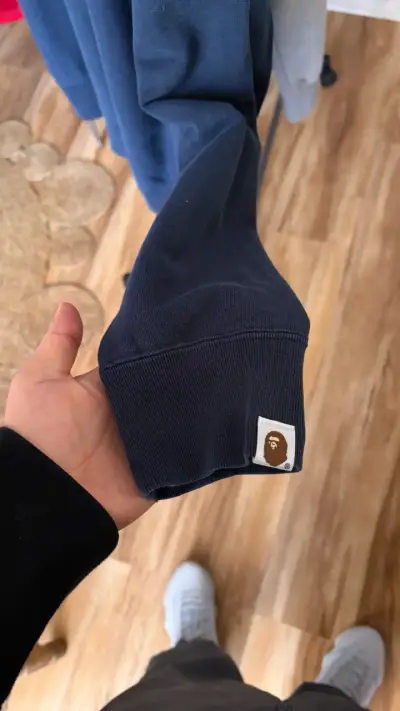Polerón azul A Bathing Ape Baby Milo - miniatura 2