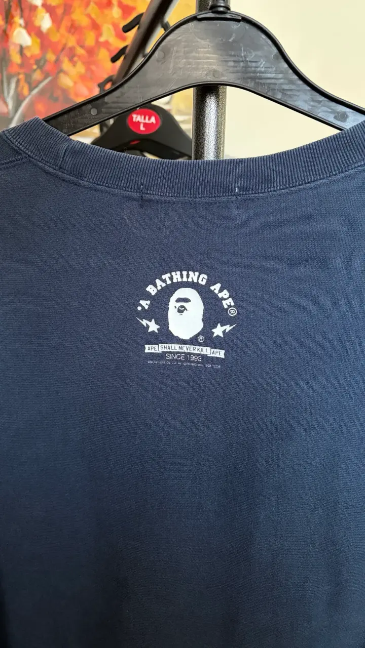 Polerón azul A Bathing Ape Baby Milo - 3