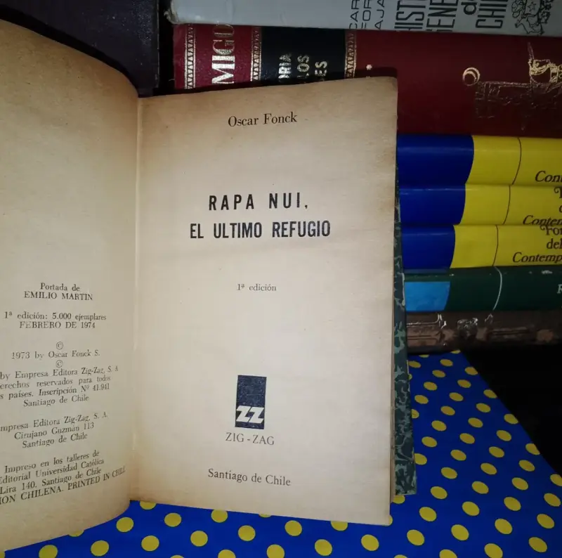 Pack 2 Dos Libros - Isla De Pascua - Oscar Fonck - 3