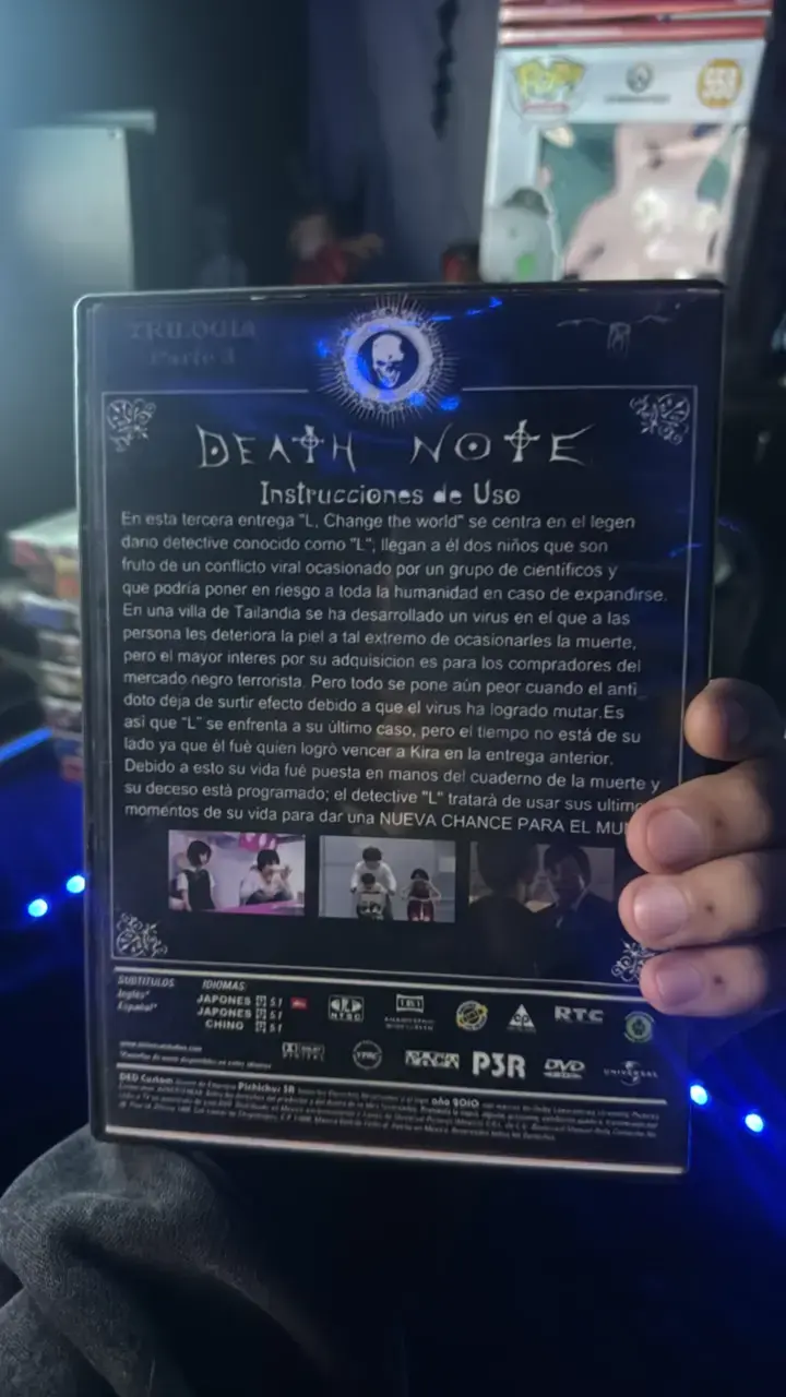 DVD Death Note III L Change the World - 2
