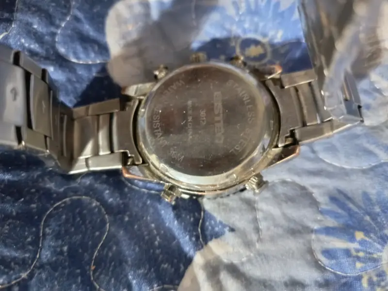 Reloj Bistec analógico y digital con correa metálica - 2