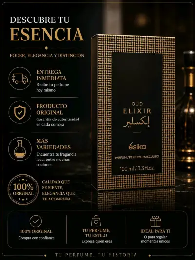 Perfume Masculino Ésika Oud Elixir 100 ml - miniatura 1