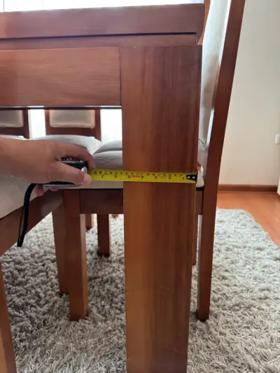 Comedor de madera Rauli con 10 sillas - miniatura 3