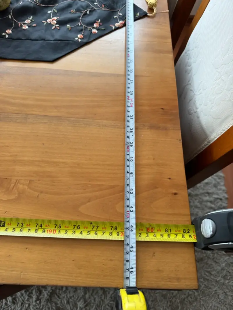 Comedor de madera Rauli con 10 sillas - 5