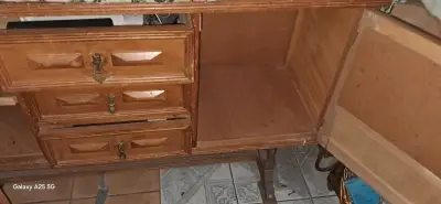 Mueble de madera con cajones vintage - miniatura 1