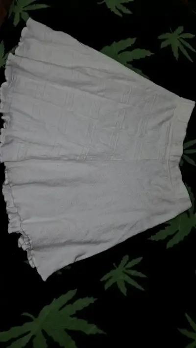 Conjunto blanco de algodón con diseño texturizado - miniatura 1