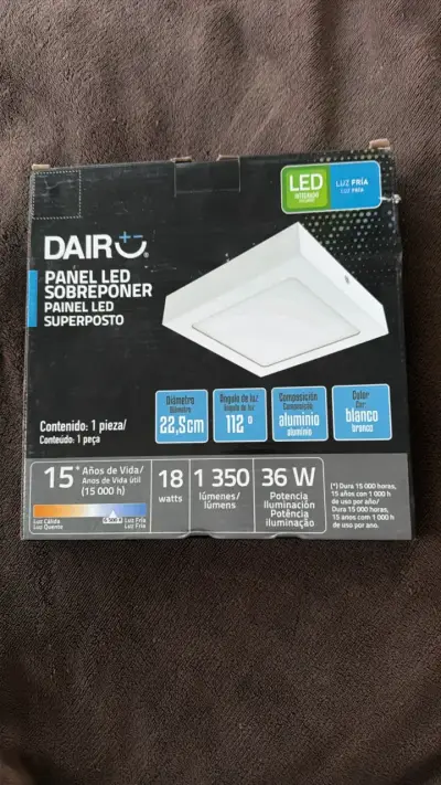 Panel LED de sobreponer Dair 18W blanco - miniatura 1