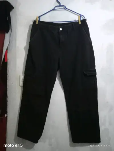 Jeans ajustados azul oscuro para mujer - miniatura 1