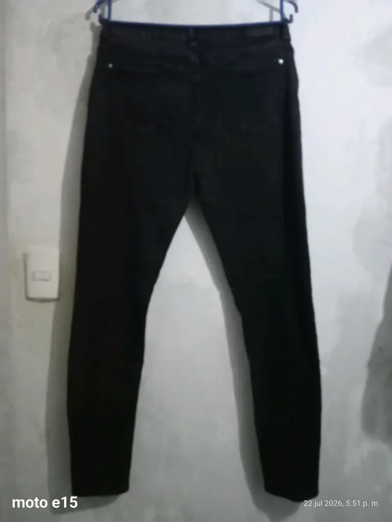 Jeans negros ajustados para mujer Sybilla Emily - 2