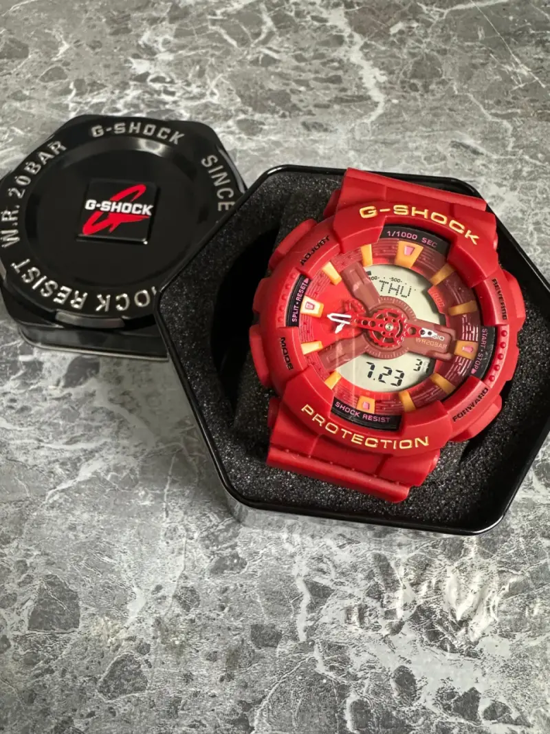 Reloj Casio G-shock Ga-110gb Rojo Total