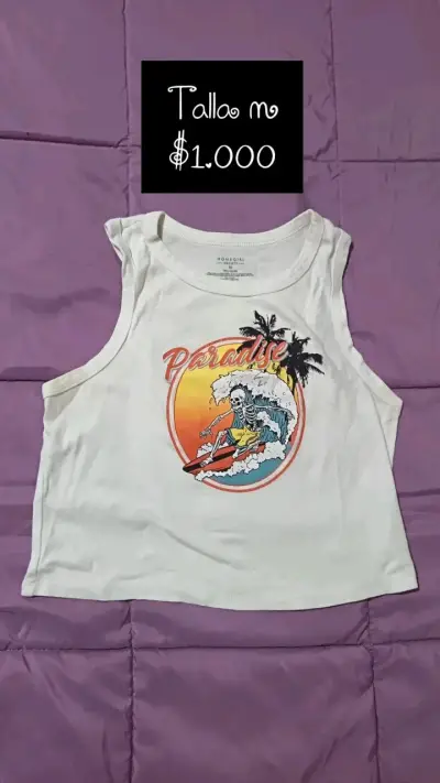 Top sin mangas American Eagle talla s,m/l - miniatura 3