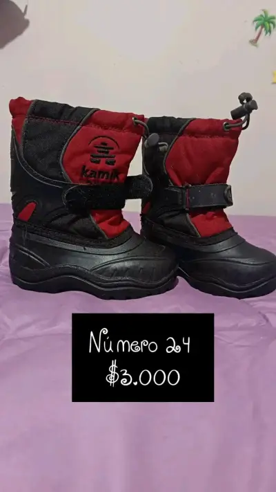 Botas de nieve para niños número 24 - miniatura 1
