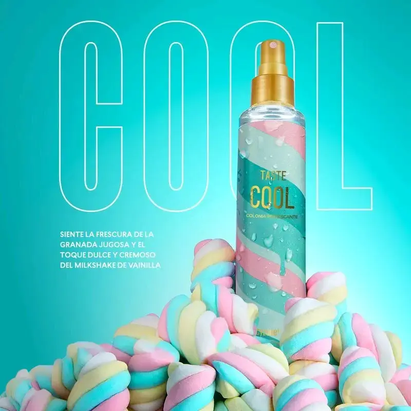 Colonia Refrescante Taste Cool Granada y Vainilla