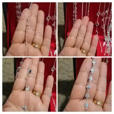 Collares de plata con dijes variados - miniatura 4