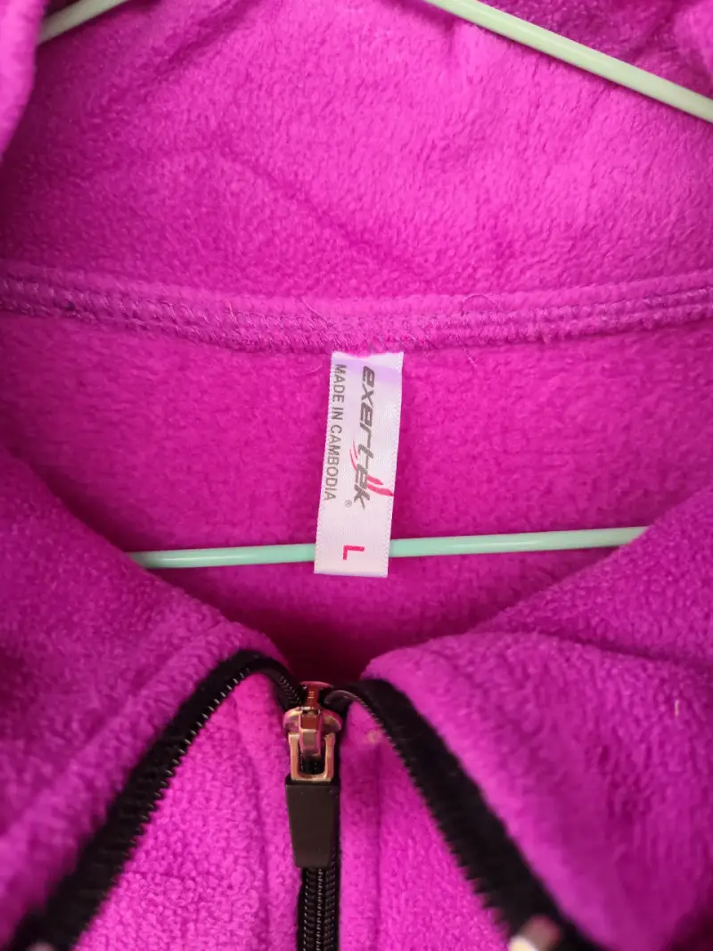 Chaqueta polar morada para mujer - 2