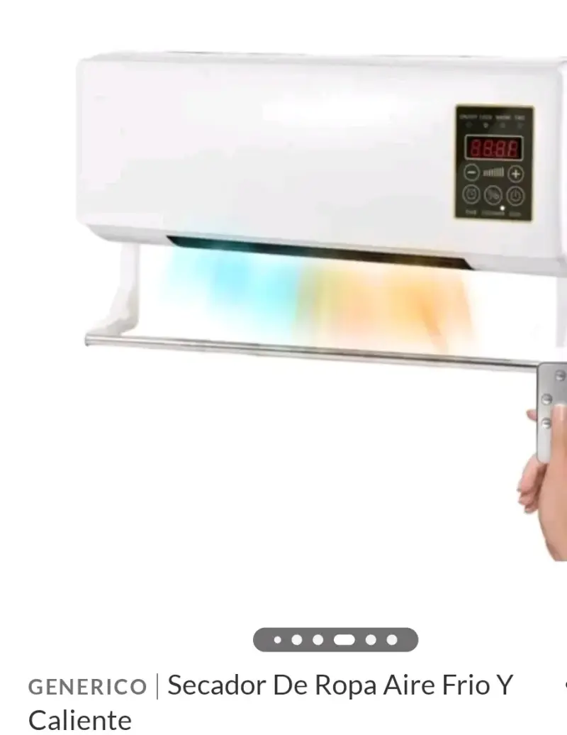 Secador de ropa eléctrico aire frío y caliente
