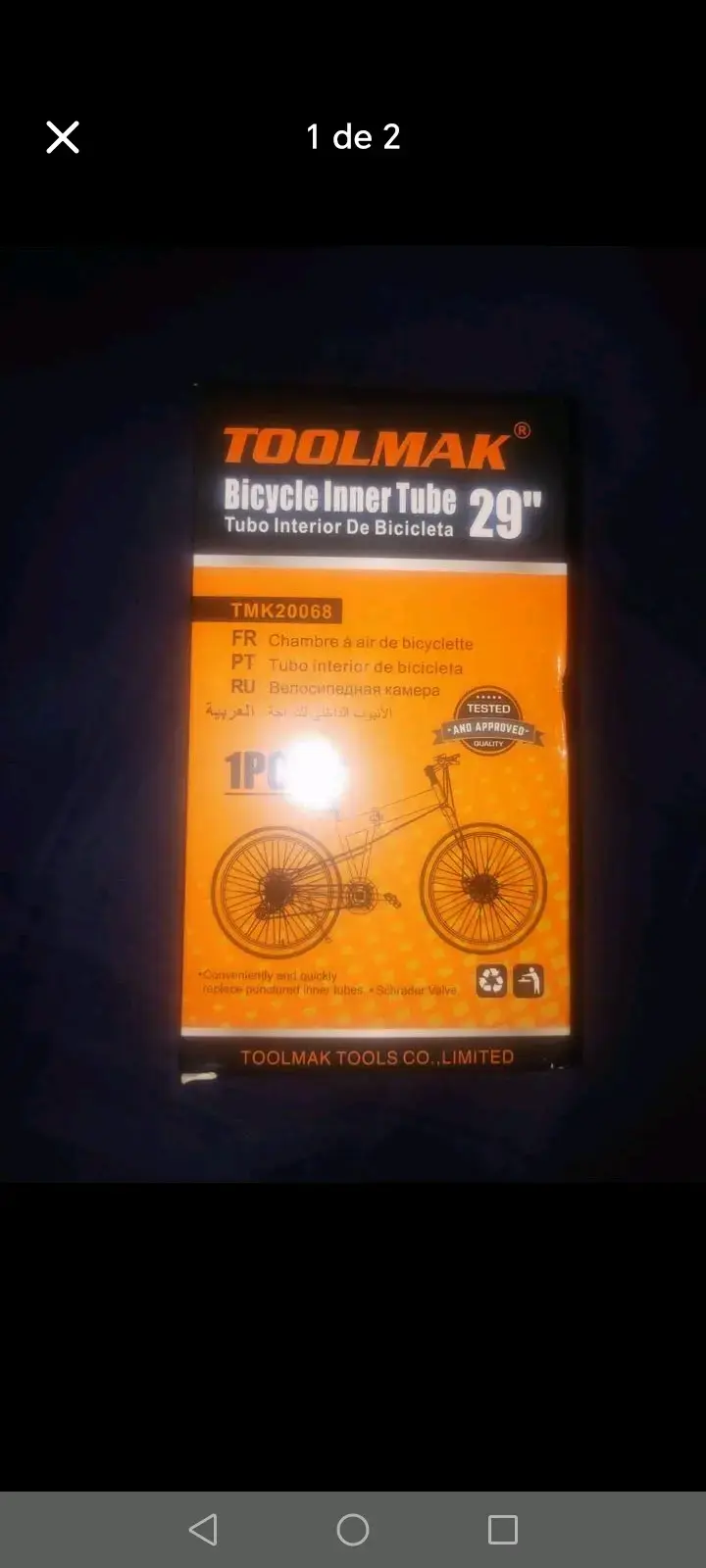 Cámara de Aire para Bicicleta 29" Toolmak - 1