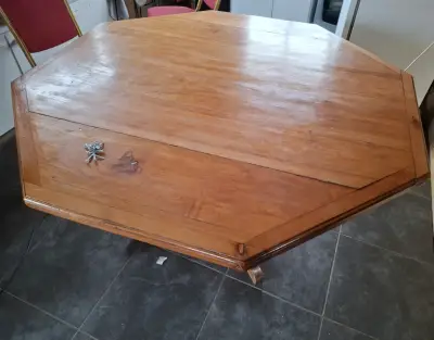 Mesa de comedor de madera roble - miniatura 2