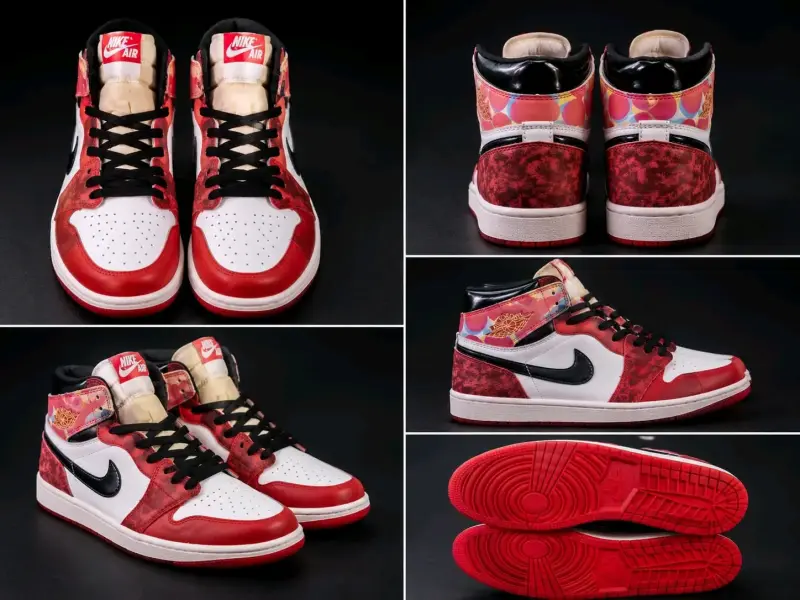 Zapatillas deportivas Nike rojas y blancas - 3