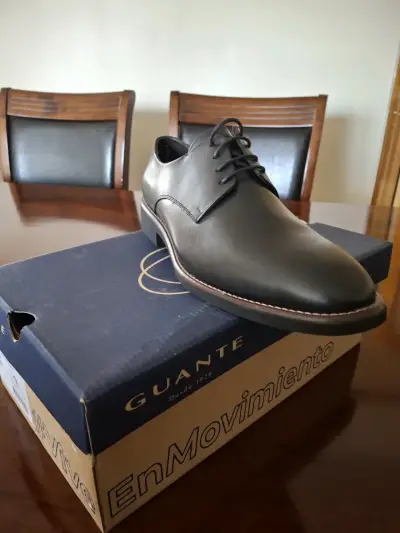 Zapatos de vestir negros Guante para hombre - miniatura 1