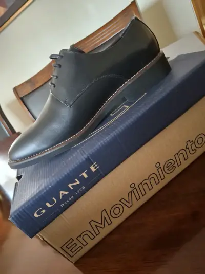 Zapatos de vestir negros Guante para hombre - miniatura 2
