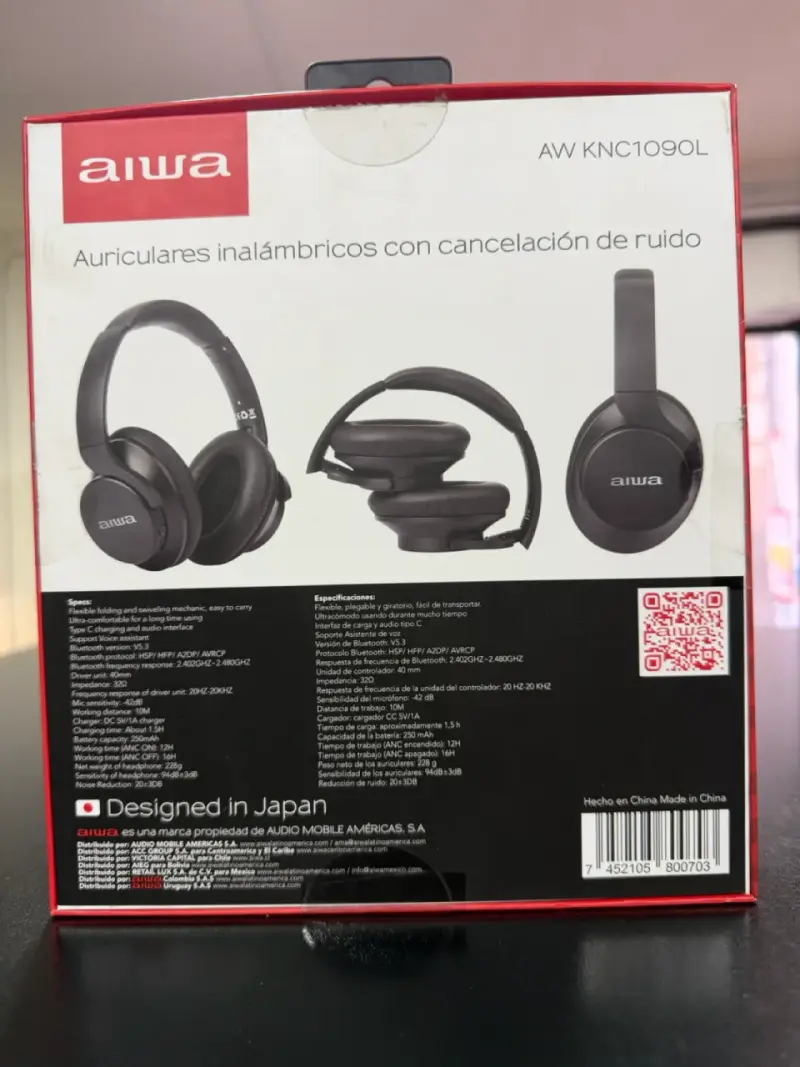 Auriculares inalámbricos Aiwa con cancelación de ruido - 2