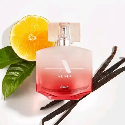 Perfume Alma de Ésika con aroma cítrico y vainilla