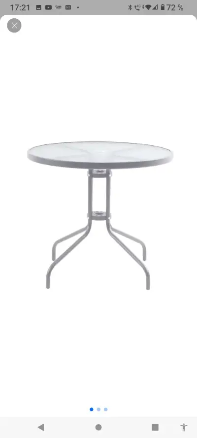 Mesa plegable portátil de plástico resistente - miniatura 2
