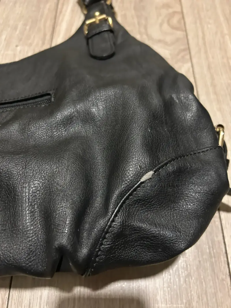 Bolso eco cuero negro Prüne elegante - 5