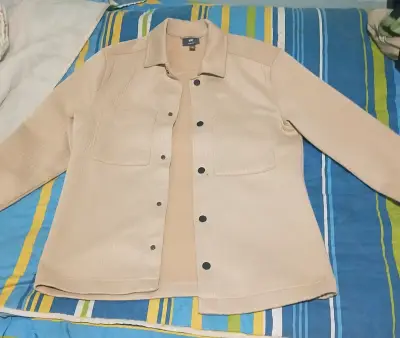Chaqueta beige de hombre H&M en buen estado - miniatura 3