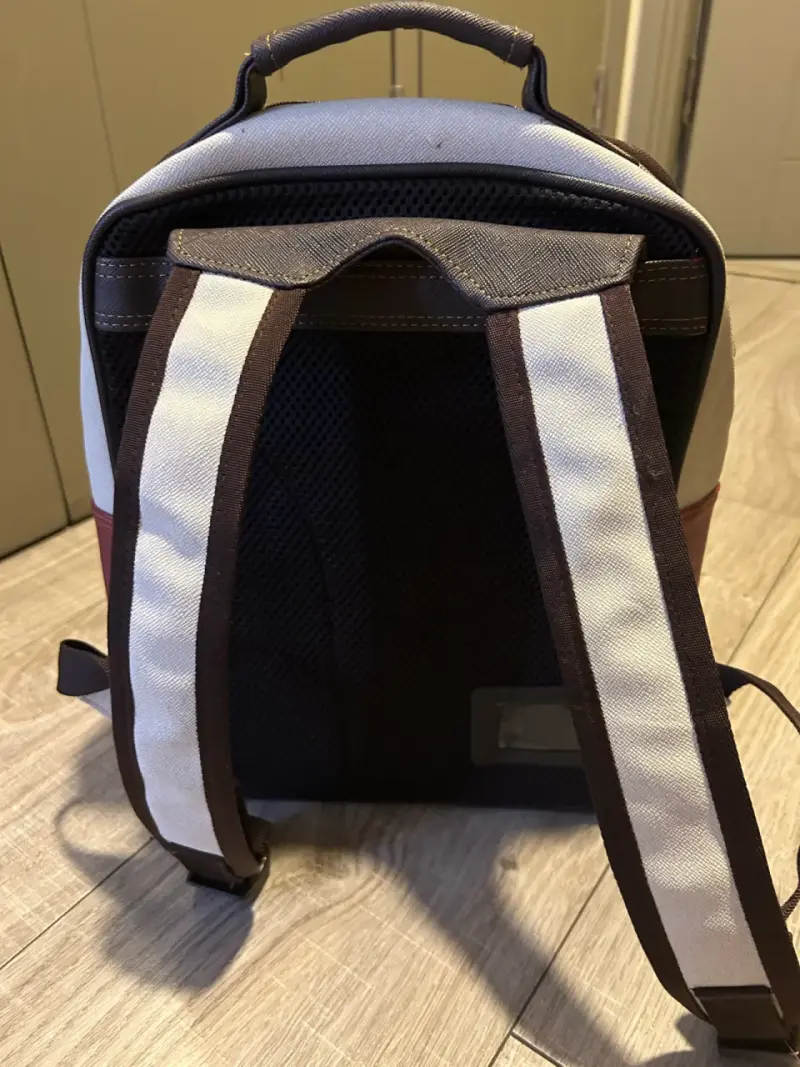 Mochila de viaje Four-i roja y beige - 4