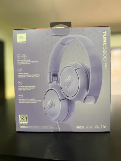 Auriculares JBL Tune 520C USB-C Morados - miniatura 2
