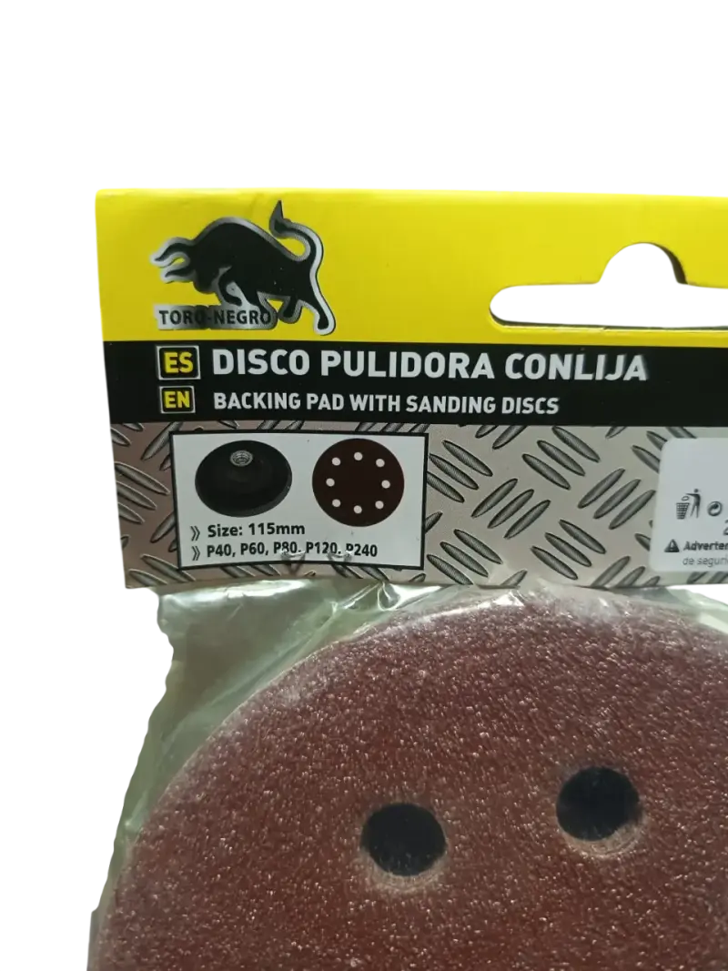 Pack 2 Kit Disco Pulidor Con Lijas Taladro - 3
