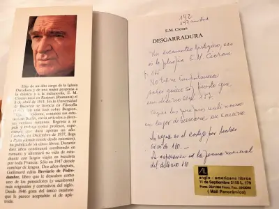 Libro 'Desgarradura' de E.M. Cioran - miniatura 3