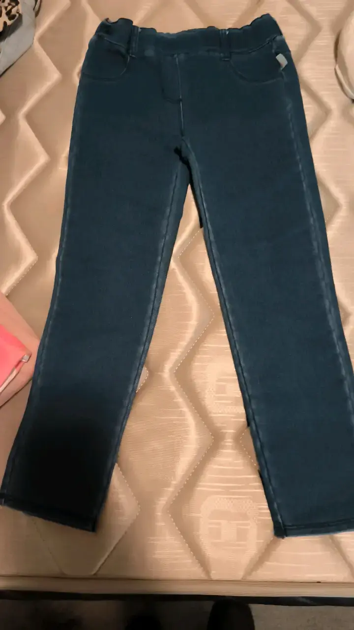 Jeans ajustados azul oscuro para niña - 2