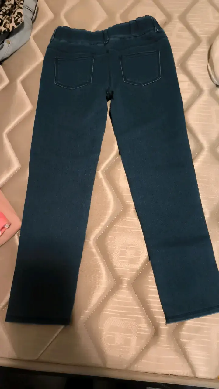 Jeans ajustados azul oscuro para niña - 3