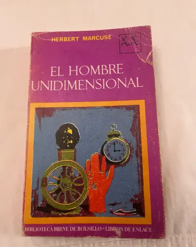 Libro 'El Hombre Unidimensional',Herbert Marcuse - miniatura 1