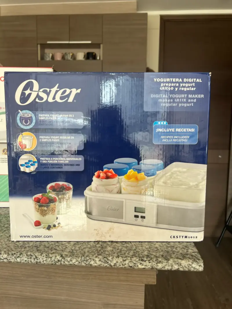 Yogurtera digital Oster para yogurt griego y regular - 3