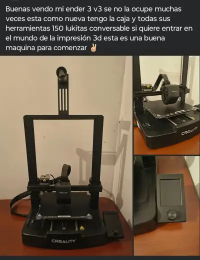 Impresora 3D Creality Ender 3 V3 como nueva - miniatura 1
