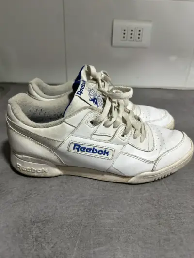 Zapatillas Reebok Classic blancas usadas - miniatura 2