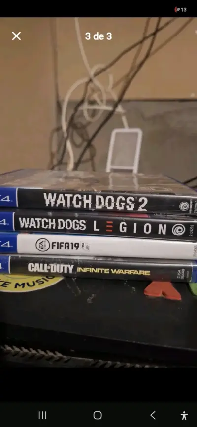 Vendo ps4 mas juegos mas un control y un cable - miniatura 2