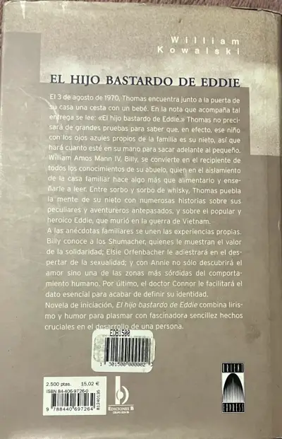 Libro 'El Hijo Bastardo de Eddie' de William Kowalski - miniatura 2