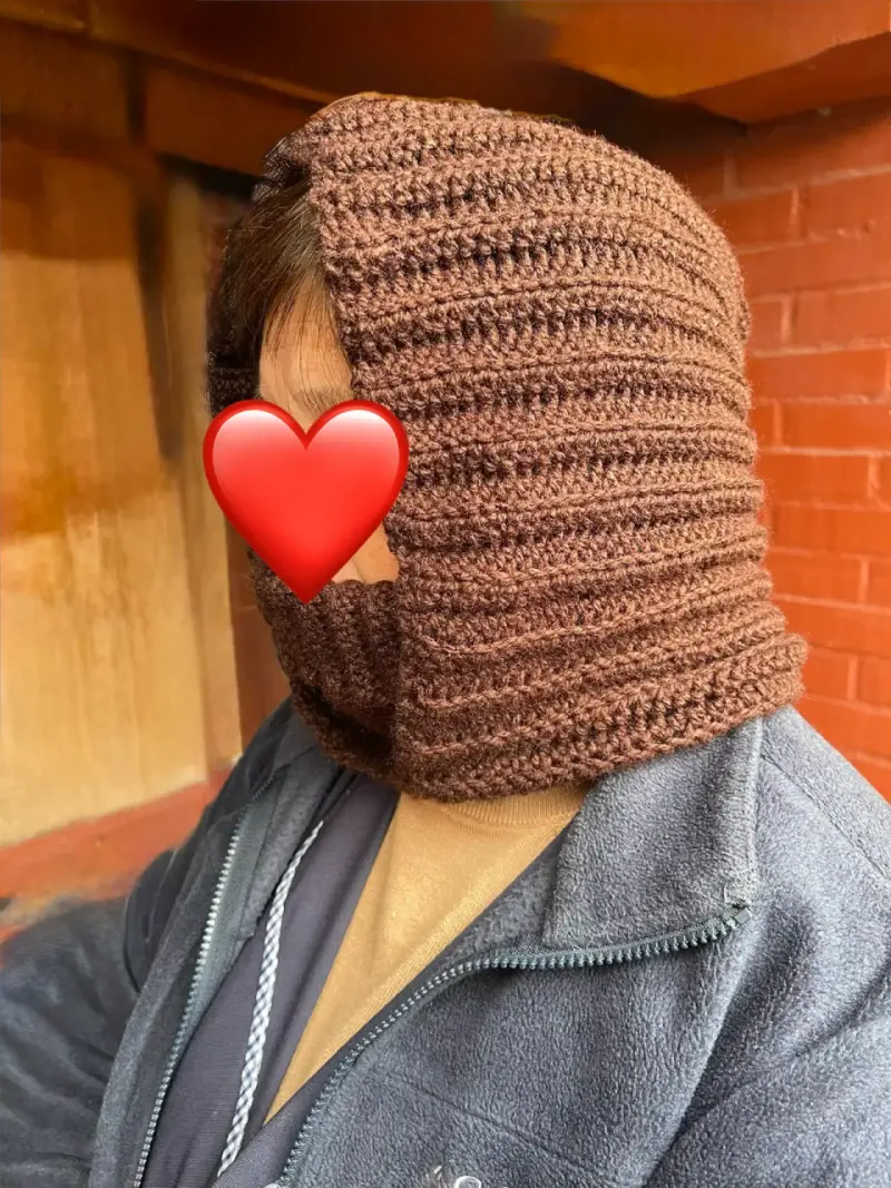 Balaclava de crochet hecha a mano - 2