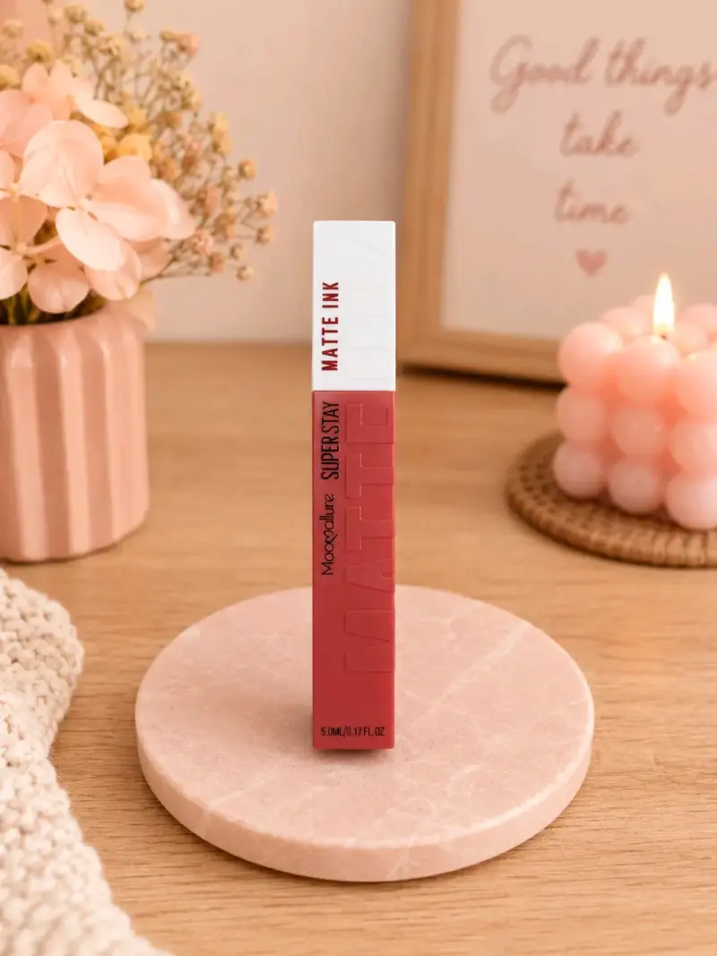 Labial líquido mate dupe de maybelline