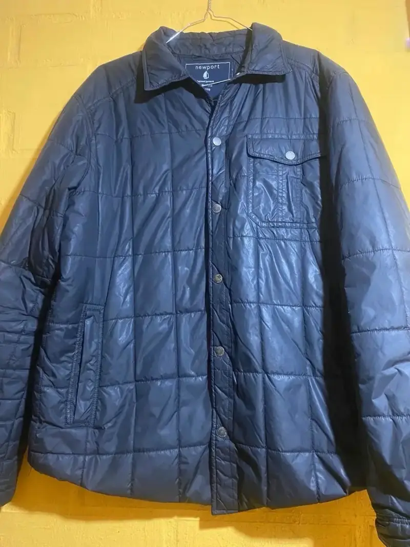 Chaqueta acolchada negra Newport para hombre - 1
