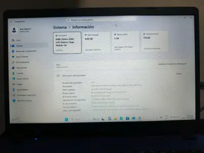 Laptop Acer azul con procesador AMD - miniatura 2