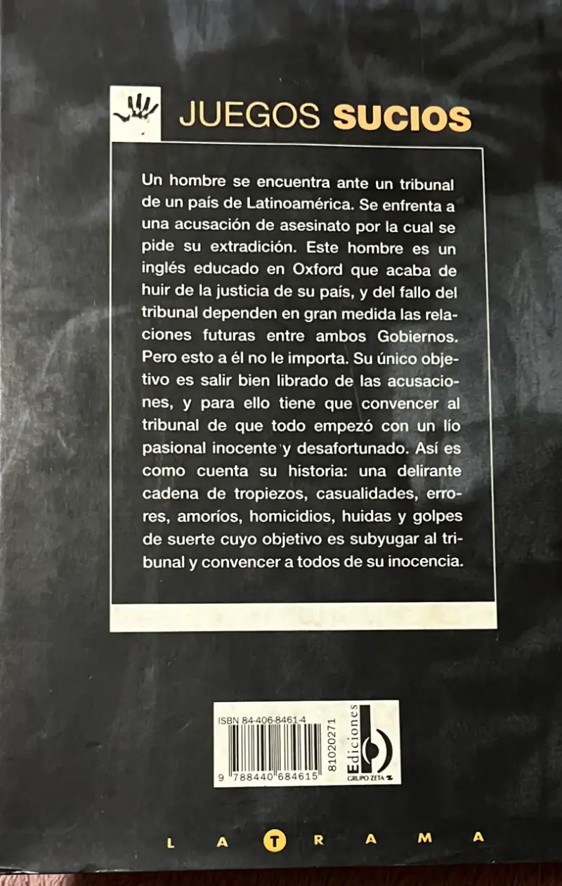 Libro 'Juegos Sucios' de Michael Dibdin - 2